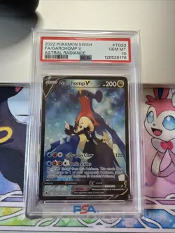 Pokemon Garchomp V TG23/TG30 Swsh10: Astral Radiance Trainer Gallery Holo PSA 10 - Image 1