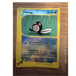 Pokemon Poliwag Skyridge Common Reverse Holo 40 HP 87/144 English 2003 NM / LP - Image 1