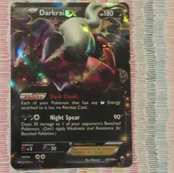 Pokemon Darkrai EX 63/108 Dark Explorers Ultra Rare Holo English 180 HP 2012 - Image 1