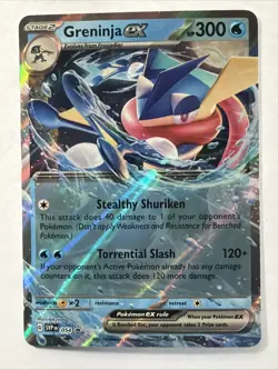 2023 POKEMON SVP EN-SV BLACK STAR PROMO 054 GRENINJA EX GRENINJA ex BATTLE DECK - Image 3