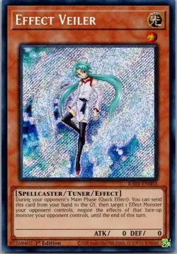 Effect Veiler RA01-EN003 Secret Rare 1st Edition Near Mint Yu-Gi-Oh! Card NM - Image 1