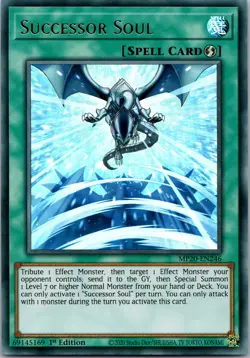 Yugioh Successor Soul MP20-EN246 1st Edition Ultra Rare NM - Image 1