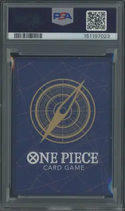 2024 One Piece EN P-043 Monkey D Luffy Convention Exclusive Foil PSA 10 - Image 2