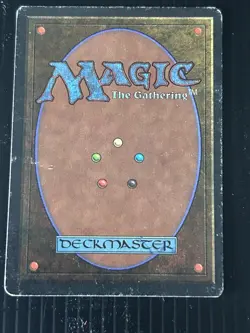 MtG Wheel of Fortune Card Revised 1994 MP with some recoloring (see description) - Image 2