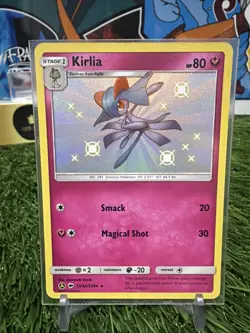 Kirlia SV35/SV94 Hidden Fates: Shiny Vault Holo Rare Pokemon Card NM - Image 1