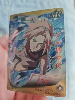 Sakura Haruno SR-0034 Naruto Kayou Heaven Scroll Trading Card Holo Foil - Image 2