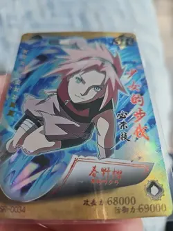 Sakura Haruno SR-0034 Naruto Kayou Heaven Scroll Trading Card Holo Foil - Image 3