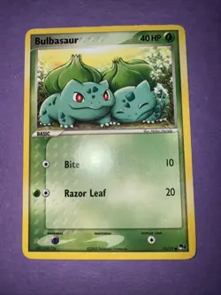 Pokemon TCG Bulbasaur 12/17 2005 Pop Series 2 LP Lightly Played - Image 2