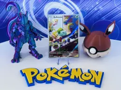 Pokemon TCG Stellar Crown Bulbasaur Illustration Rare Card 143/142 Mint! UK - Image 1