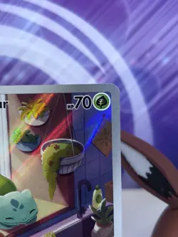 Pokemon TCG Stellar Crown Bulbasaur Illustration Rare Card 143/142 Mint! UK - Image 5