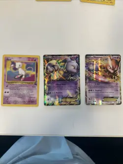 Pokemon Mew And Mewtwo Cards - Image 1
