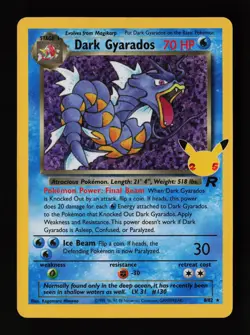 Dark Gyarados 8/82 Celebrations: Classic Collection Pokemon Card - Image 1