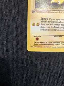 Pokemon Pikachu 1st Edition Jungle 60/64 1999 Card Non Holo - Image 3
