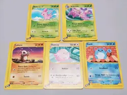 2002 Pokemon Aquapolis E Series Pokemon Card Master Set LP Condition Bundle X 5 - Image 1