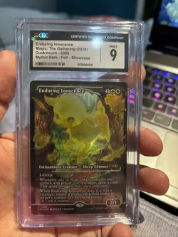 MTG Enduring Innocence (Showcase, Foil) - Duskmourn #386 - CGC Mint 9 - Image 1
