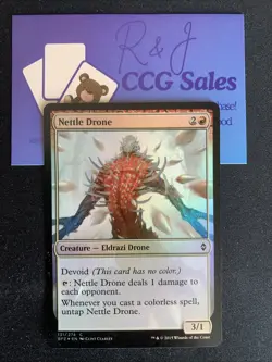 FOIL Nettle Drone x1 Battle for Zendikar 1x Magic the Gathering MTG - Image 1