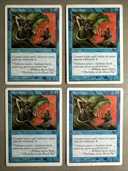 MTG Force Spike x4 5th Fifth Edition Common LP Playset - Image 1