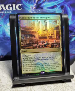 MTG Secrets of Strixhaven Great Hall of the Biblioplex 257, NM, Foil, ShipsQuick - Image 1