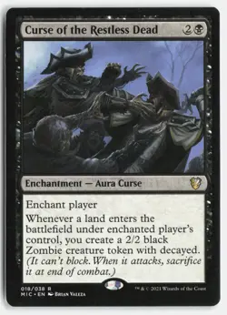 Curse of the Restless Dead #18 (NM) Midnight Hunt MIC Magic MTG - Image 1