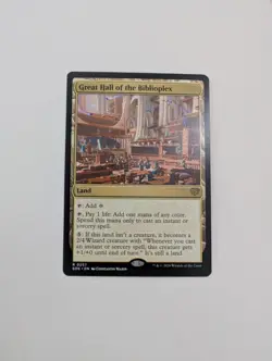 MTG - Great Hall of the Biblioplex - Secrets of Strixhaven NM/M Condition - Image 1