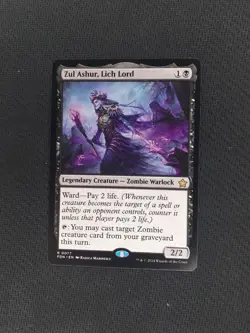1x ZUL ASHUR, LICH LORD - Foundation - MTG - Magic the Gathering - Image 1