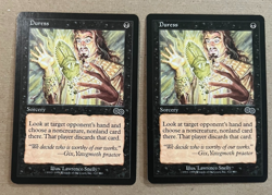 2x - Duress - Urza's Saga - MTG - Magic the Gathering - x2 - Image 1