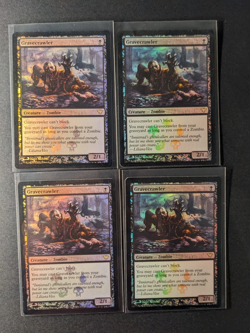 MTG - 4x Gravecrawler Dark Ascension Promos Foil- Dark Ascension Promo - NM - Image 1