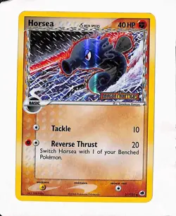 Horsea 31/101 Uncommon Dragon Frontiers Pokemon Stamped - Image 1