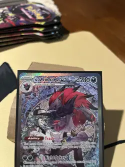 The Pokemon Company N's Zoroark ex 280 HP SV09 286/217 SIR Full Art Holo - Image 2