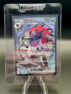 N's Zoroark Ex Pokemon 286/217 SIR mega Evolution: Ascended Heroes - Image 1