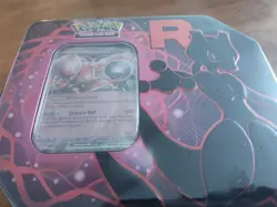 Pokemon TCG Destined Rivals Team Rocket Tin Mewtwo EX BRAND NEW SEALED IN HAND! - Image 3