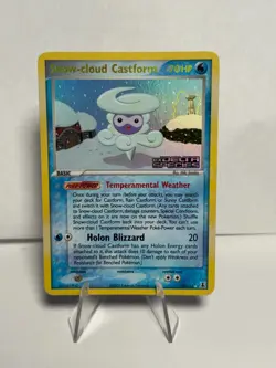 Pokemon Delta Species Snow-cloud Castform Reverse Holo Rare 29/113 - Image 1
