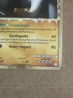 Donphan 107/123 Heartgold & Soulsilver Pokemon TGC MP - Image 4