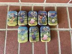 (LOT OF 8) Pokemon TCG Mega Evolutions Ascended Heroes Mini Tins Set NEW SEALED! - Image 1
