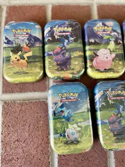 (LOT OF 8) Pokemon TCG Mega Evolutions Ascended Heroes Mini Tins Set NEW SEALED! - Image 2