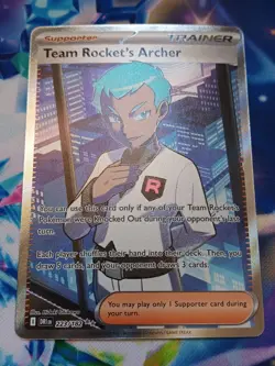 Pokemon TCG Team Rocket's Archer - SV10: Destined Rivals 223/182 Ultra Rare - Image 1