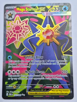 Pokemon TCG 102/88 Mega Starmie ex Full Art Holo Perfect Order - Image 1