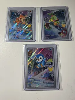 Pokemon 2026 First Partners Illustration Collection Promo Set - Sinnoh Starters - Image 1