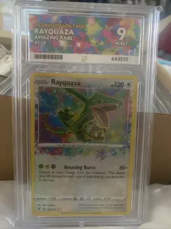 Pokemon TCG Rayquaza Vivid Voltage Amazing Rare - 138/185 - Ace 9 Mint - Image 1