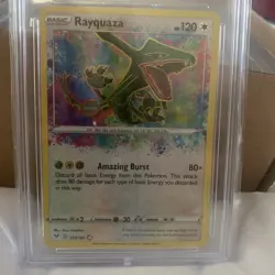 Pokemon TCG Rayquaza Vivid Voltage Amazing Rare - 138/185 - Ace 9 Mint - Image 4