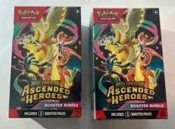Pokemon TCG Ascended Heroes Booster Bundle Sealed Lot x2 - Image 1