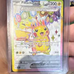 The Pokemon Company Pikachu ex 219/191 Sv08 Surging Sparks Ultra Rare Holo - Image 1