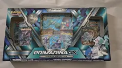 POKEMON Primarina GX Premium Collection Box 6 Booster Packs Pin Foil - Image 1