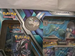 POKEMON Primarina GX Premium Collection Box 6 Booster Packs Pin Foil - Image 2