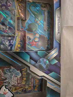 POKEMON Primarina GX Premium Collection Box 6 Booster Packs Pin Foil - Image 3
