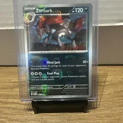 2025 Pokemon White Flare Zoroark Reverse Holo Master Ball Rare #062/086 - Image 1