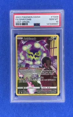FA / SPIRITOMB 2022 Pokemon SWSH Lost Origin #TG09 PSA 10 Gem Mint - Image 1