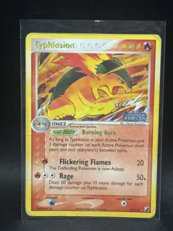 2005 Pokemon - Typhlosion - Unseen Forces Stamped Holo Rare 17/115 MP - Image 1