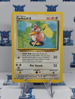 Farfetch'd 27/102 Base Set Pokemon LP - Image 1