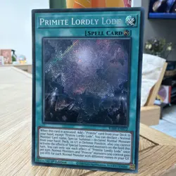 YUGIOH PRIMITE LORDLY LODE SECRET RARE NM RA05-EN072 - Image 1